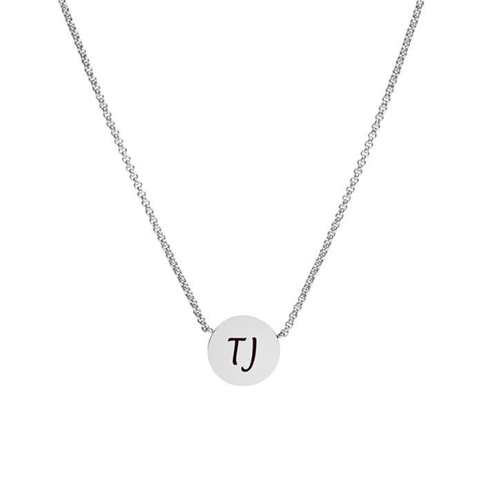 Necklace mosaic for ladies stainless steel engravable