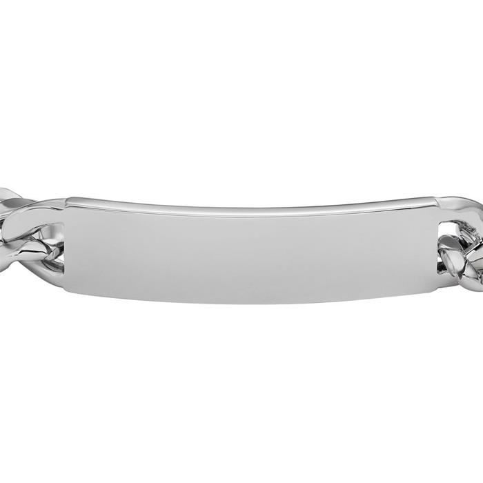 Drew stainless steel bracelet for men, engravable