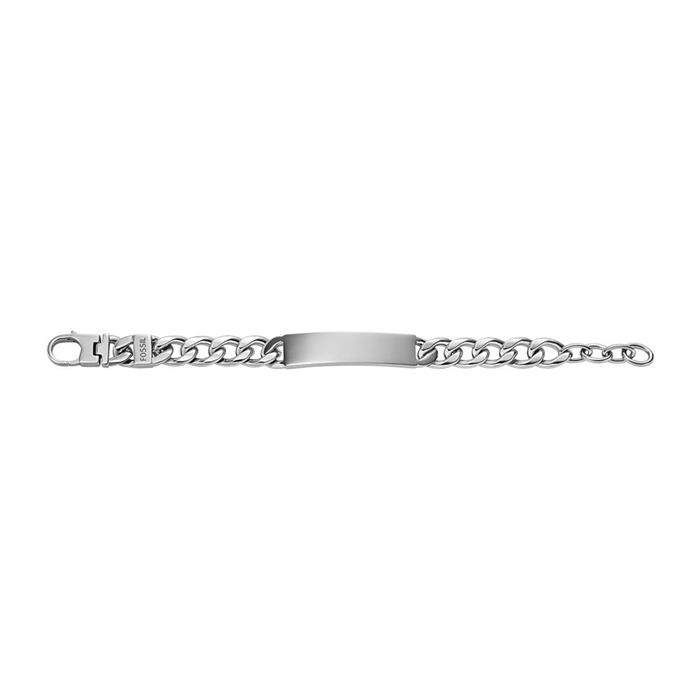 Drew stainless steel bracelet for men, engravable