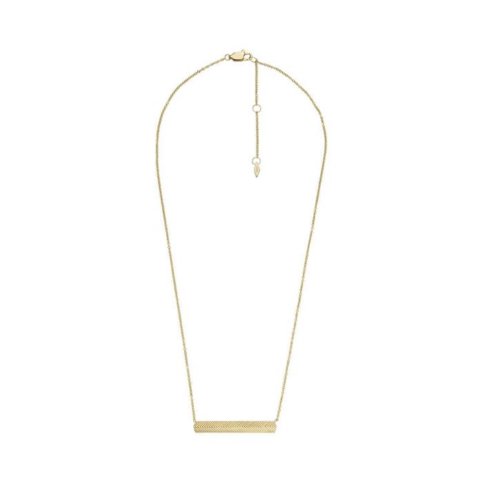 Ladies engraving necklace harlow in gold-plated stainless steel