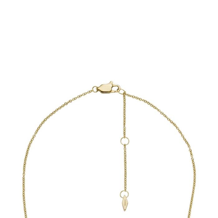 Ladies engraving necklace harlow in gold-plated stainless steel