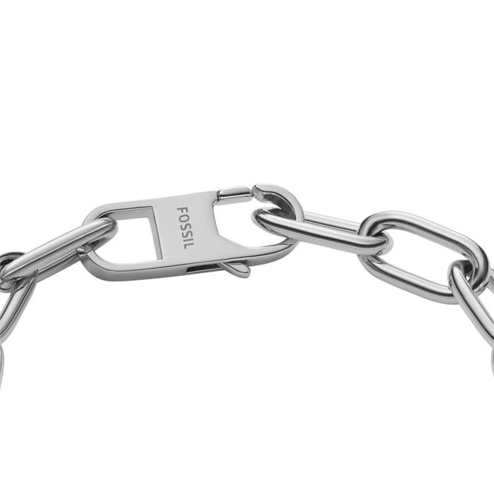 Ladies' engraving bracelet with stainless steel heart lock
