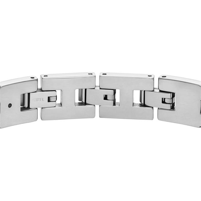Heritage D-Link link bracelet in stainless steel