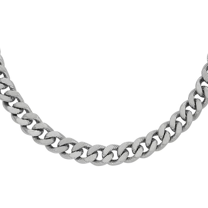 Harlow curb chain in stainless steel