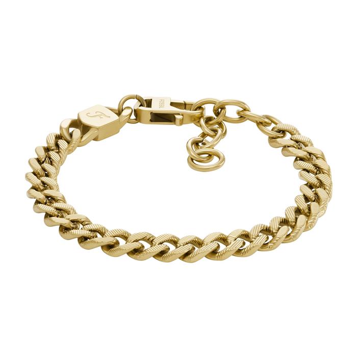 Harlow armoured bracelet in gold-plated stainless steel