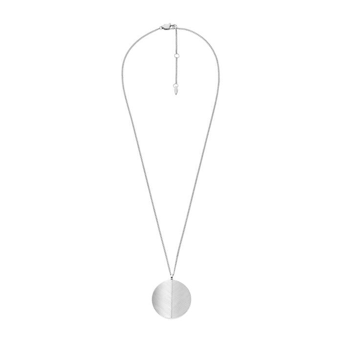 Harlow medallion necklace in stainless steel for ladies