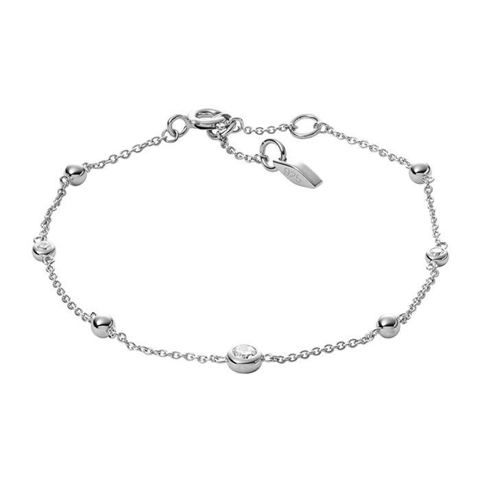 Bracelet glitter for ladies made of 925 silver with zirconia