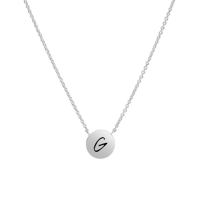 Elliott necklace for ladies in 925 silver, mother-of-pearl