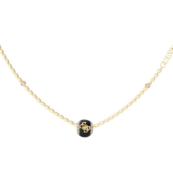 Necklace for ladies in gold-plated stainless steel