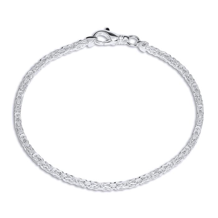 Sterling silver bracelet: King bracelet silver 2,5mm