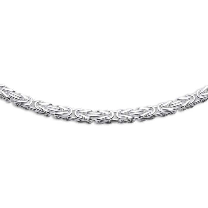 Byzantine bracelet for men in 925 silver, 3.2 mm