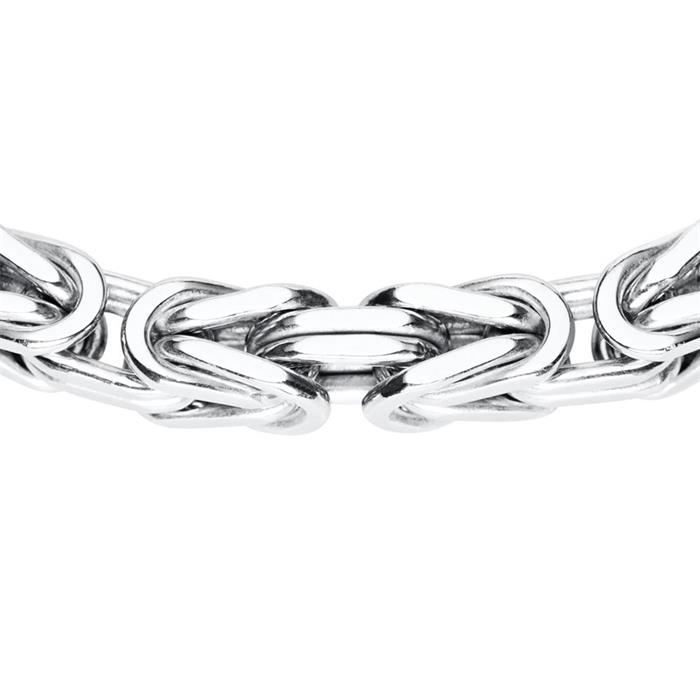 925er Silber Königsarmband für Herren, 5,0 mm