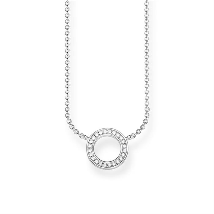 Chain circle sterling silver