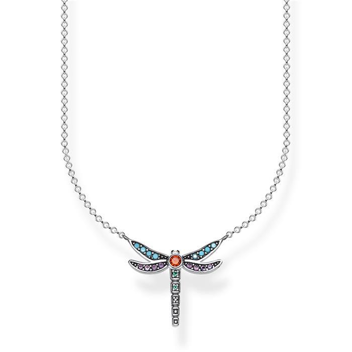 Ladies Necklace Dragonfly Small Sterling Silver