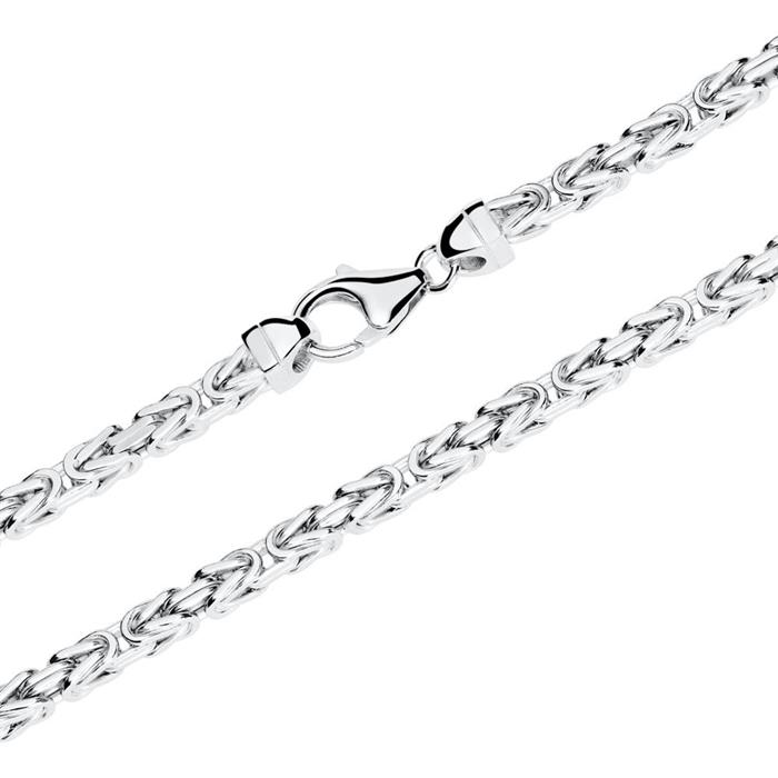 Gents byzantine chain from 925er silver, 4,0 mm