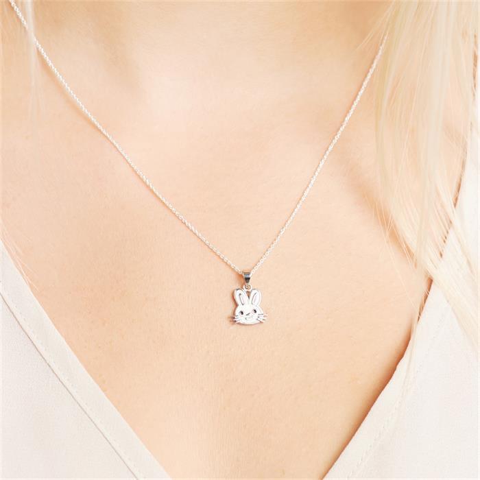Necklaces with rabbit pendant for girls