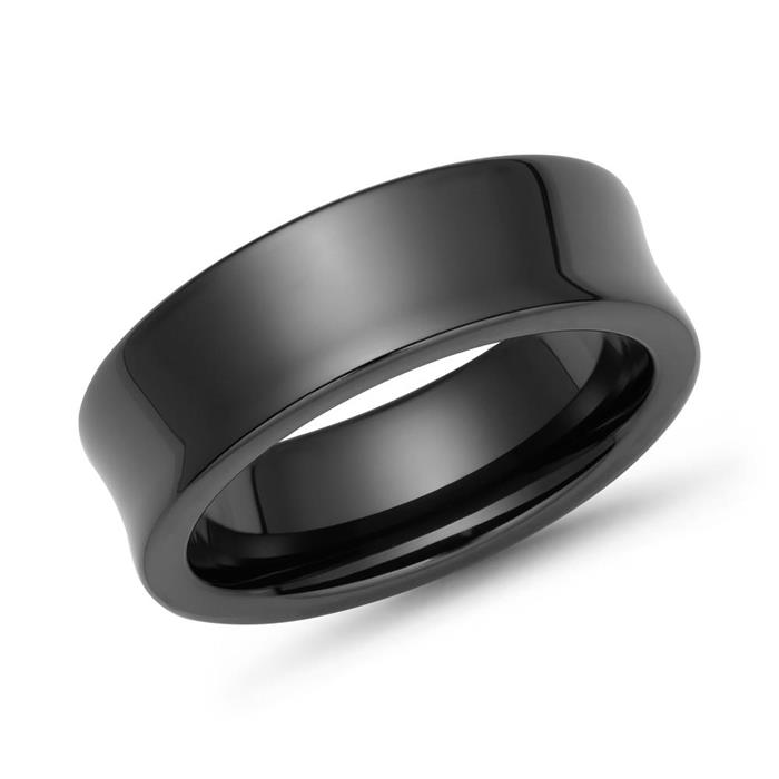 High quality scratch resistant black ceramic ring