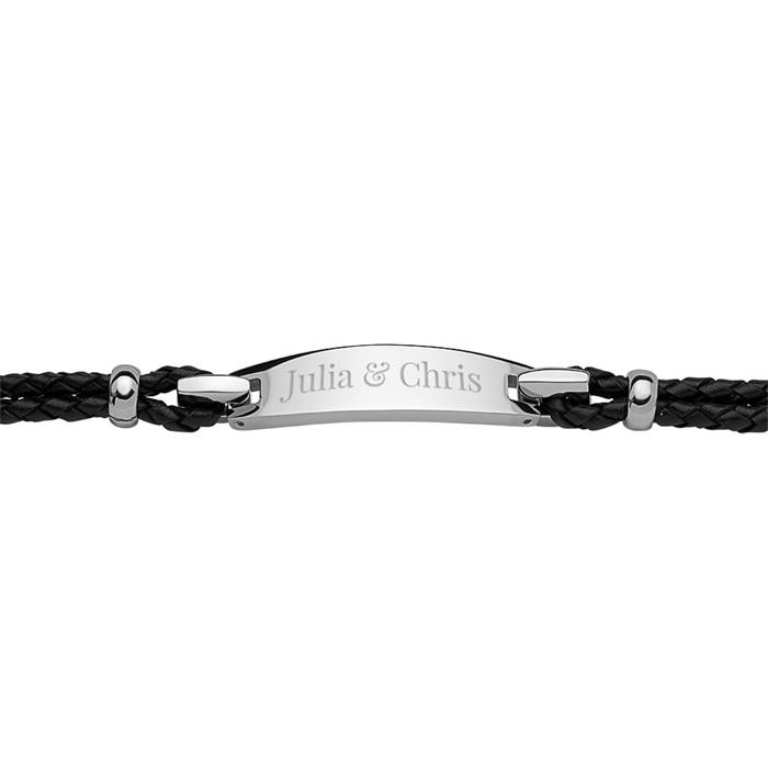 Double-Row Leather Bracelet Engraving Plate