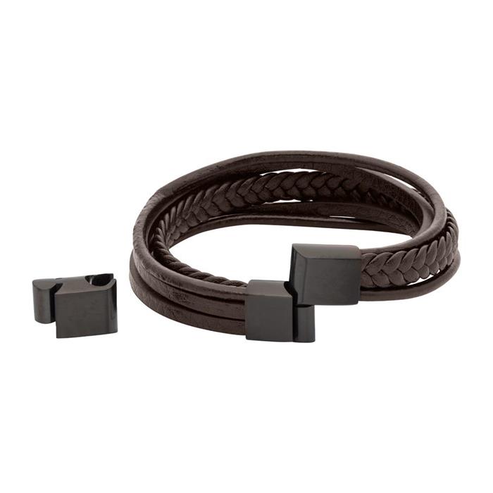 Bracelet in brown leather