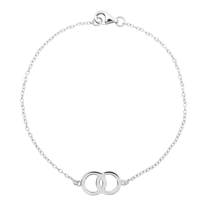 Sterling silver bracelet infinity mark