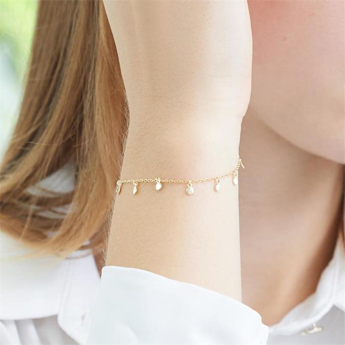 Bracelet in gold-plated 925 silver