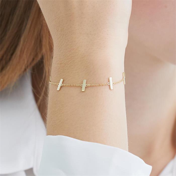 Bracelet In Gold-Plated Sterling Silver