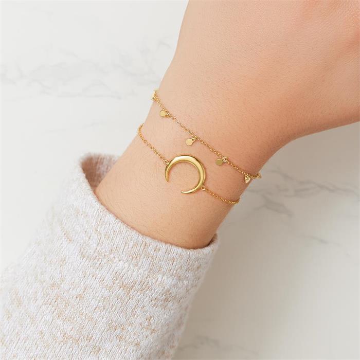 Bracelet in gold-plated 925 silver