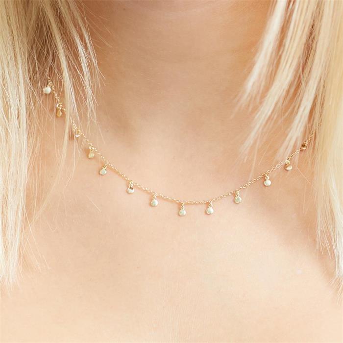 Gold-plated sterling silver chain