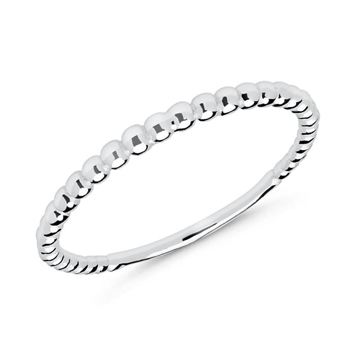 Ring aus Sterlingsilber im Dot-Design