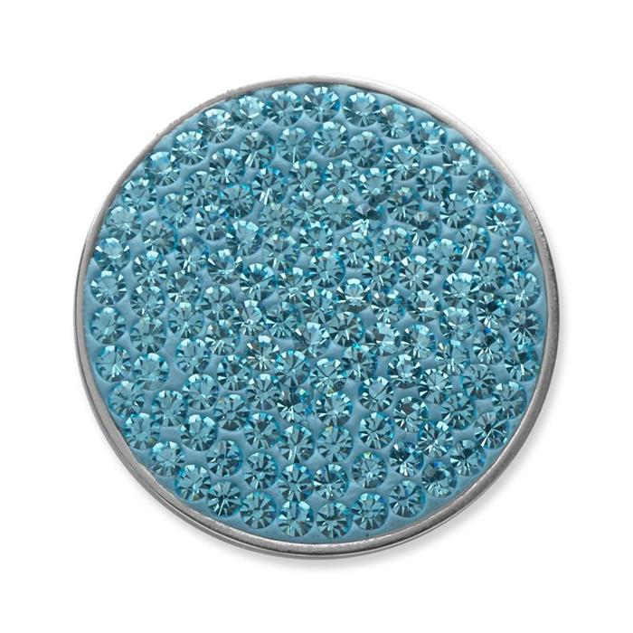 Coin For Coin Pendant Aquamarine