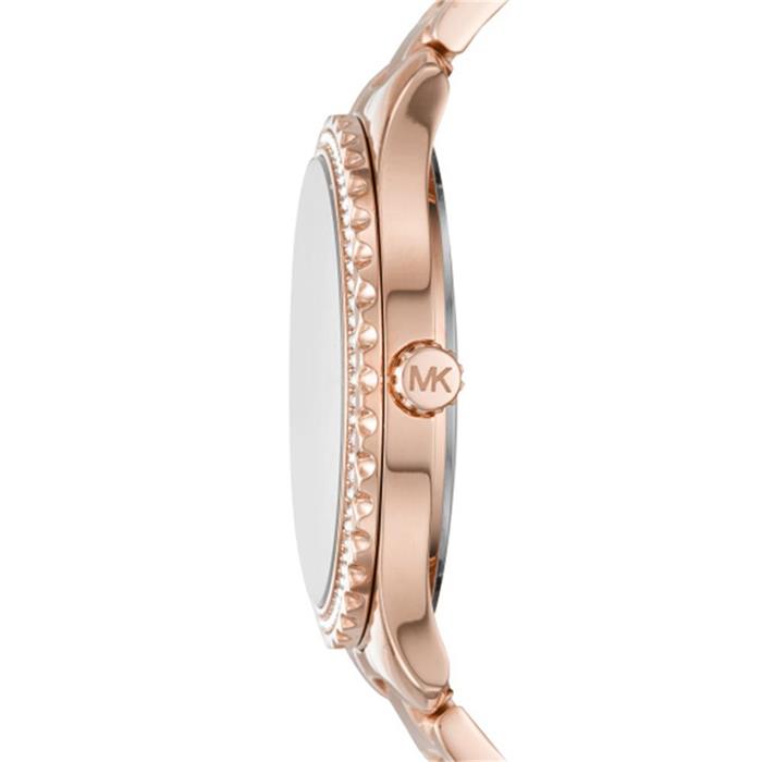 Reloj layton de acero inoxidable para mujer, rosado