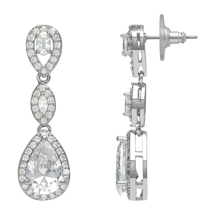 Three-piece costuME jewelry ear studs drops