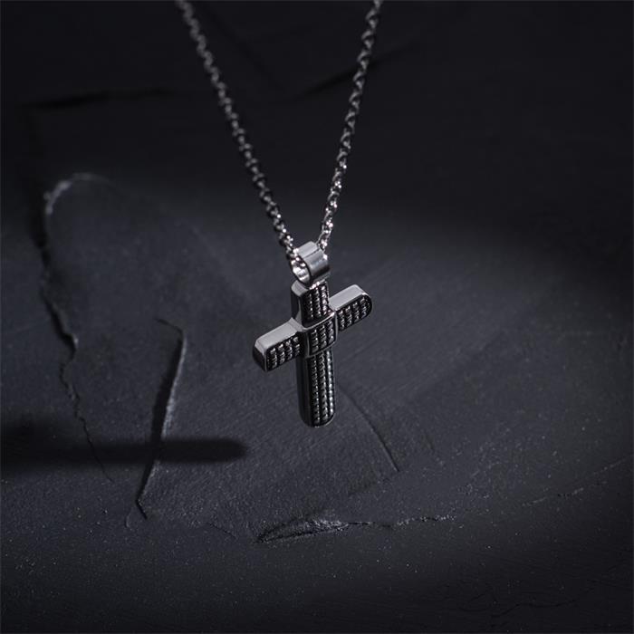 Engravable cross chain made of stainless steel