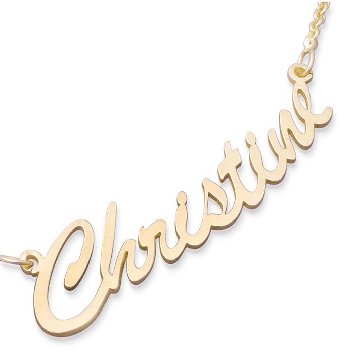 Name Chain Gold-Plated Individual Name Chain