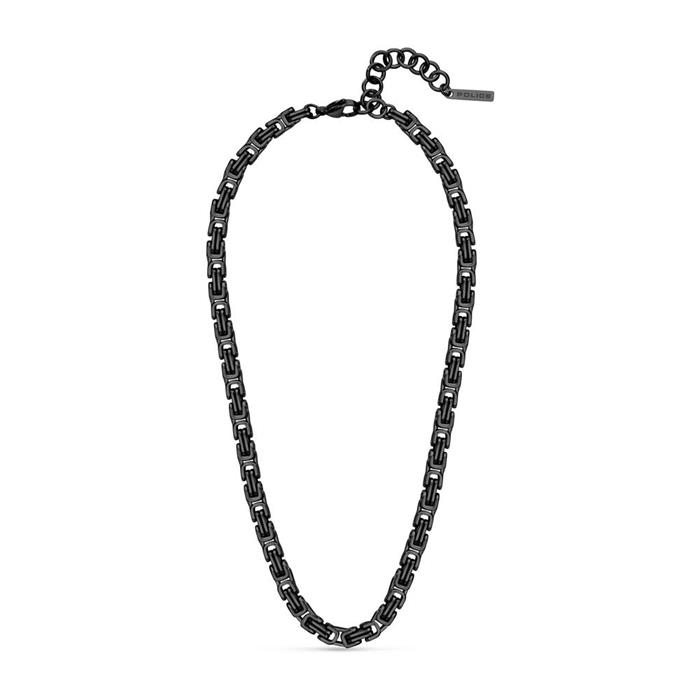 Halskette Intractable für Herren aus Edelstahl, schwarz
