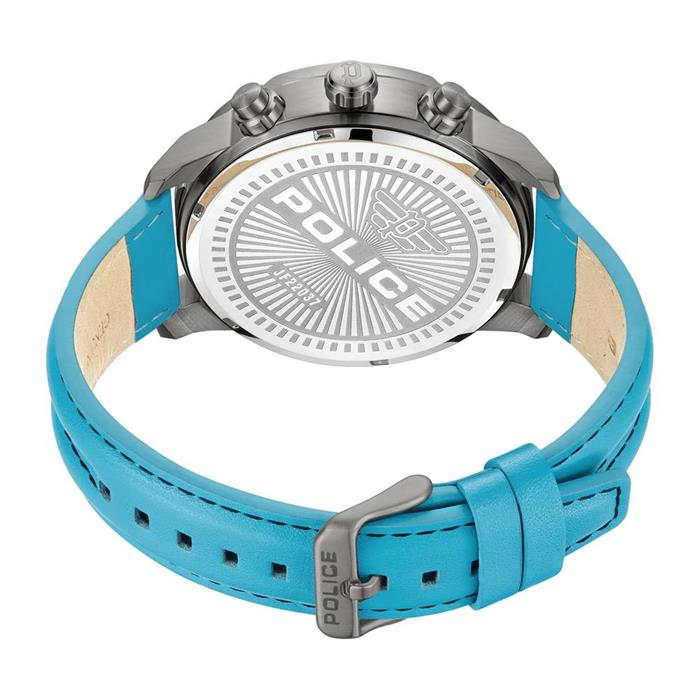 Reloj multifunción huntley de hombre en acero inoxidable y cuero