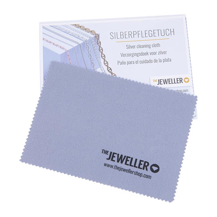 Special polishing and care cloth for silver jewellery