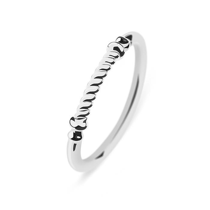 Anillo portside para mujer en acero inoxidable