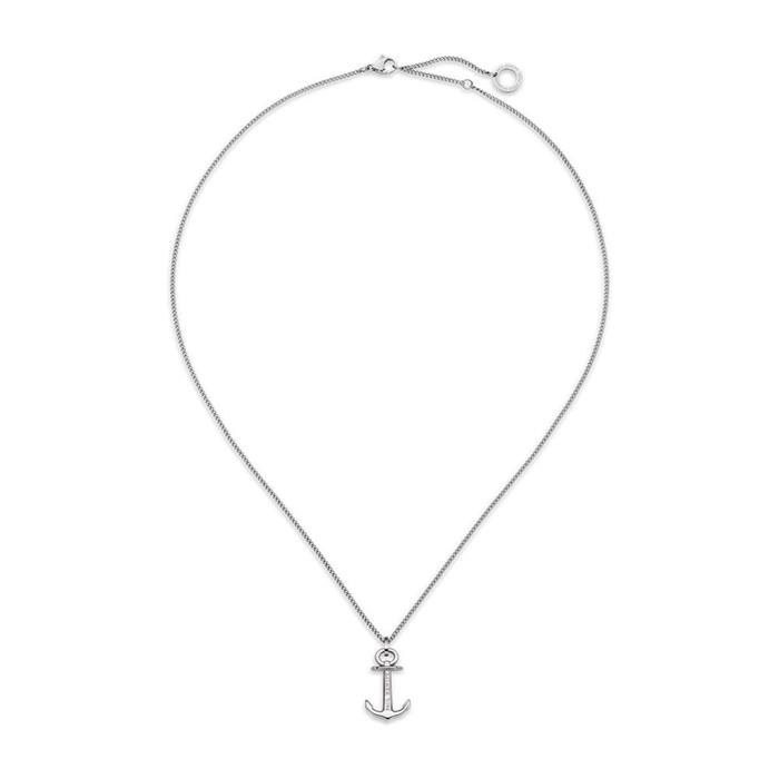 Halskette für Damen mit Anker aus Edelstahl