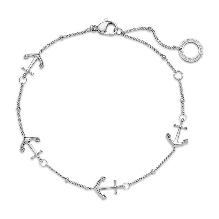 The anchor II bracelet in MARINIUM® Ocean Steel