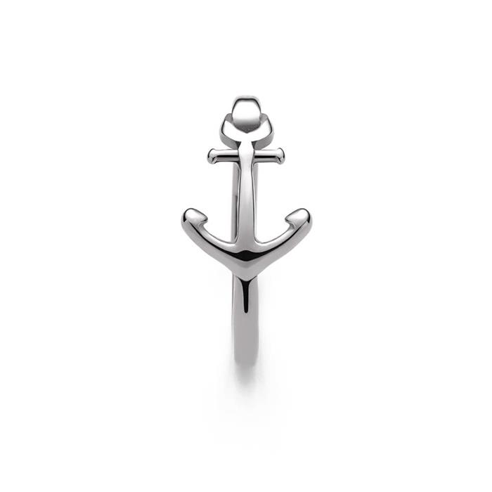 Ladies ring the anchor II in stainless steel