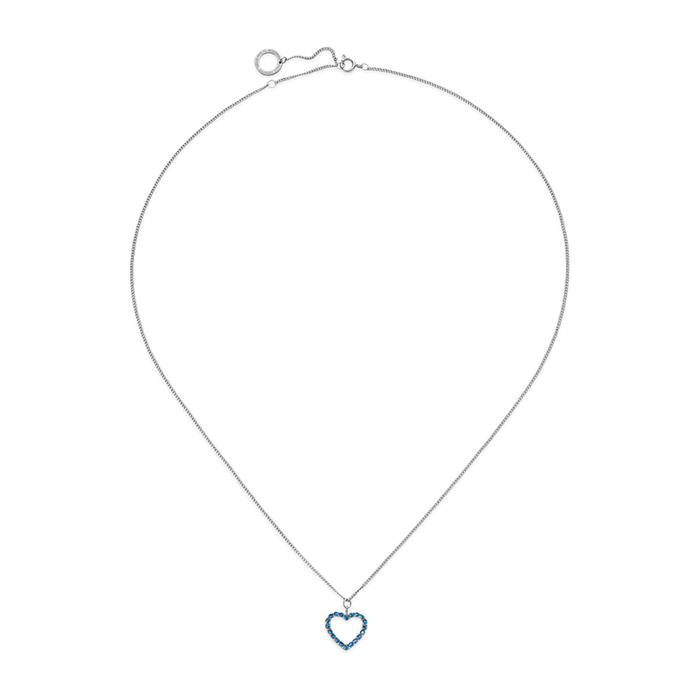 Heart of the Sea Damenkette aus Edelstahl, Herzanhänger
