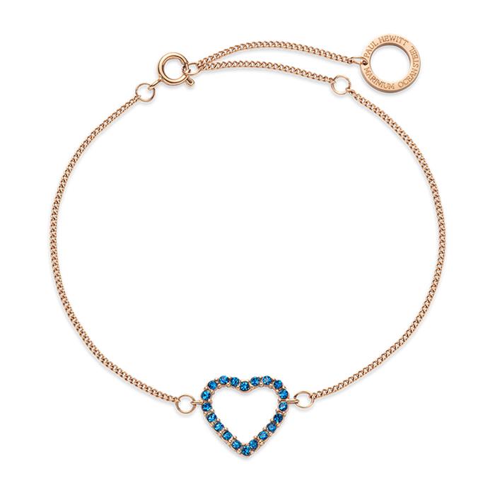 Heart of the Sea armband voor dames, roestvrij staal, roségoud