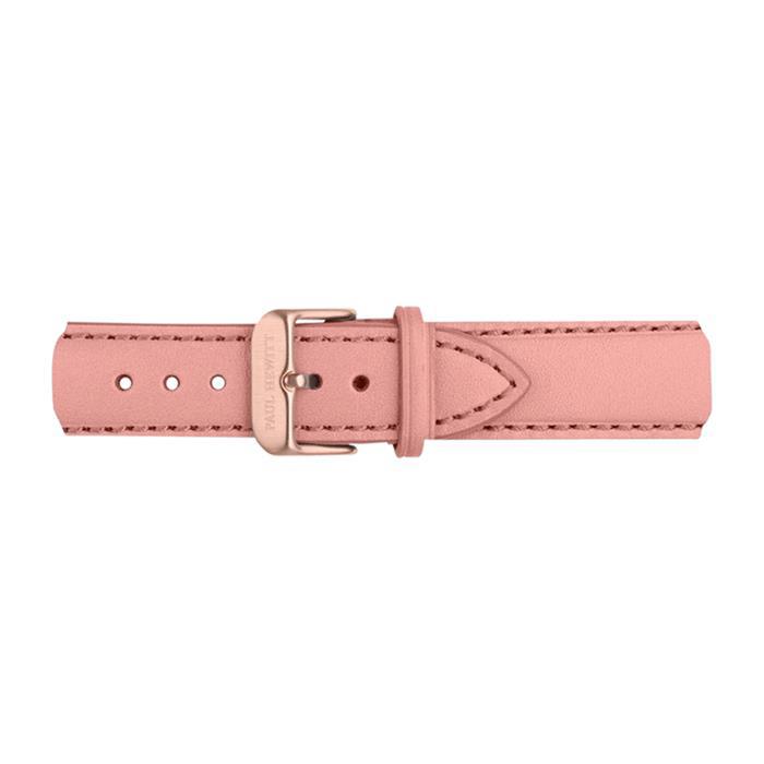 Uhrenarmband Leder Pink Rosé 20 mm Bandanschluss