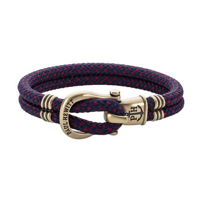 Pulsera phinity para hombre en nailon y latón