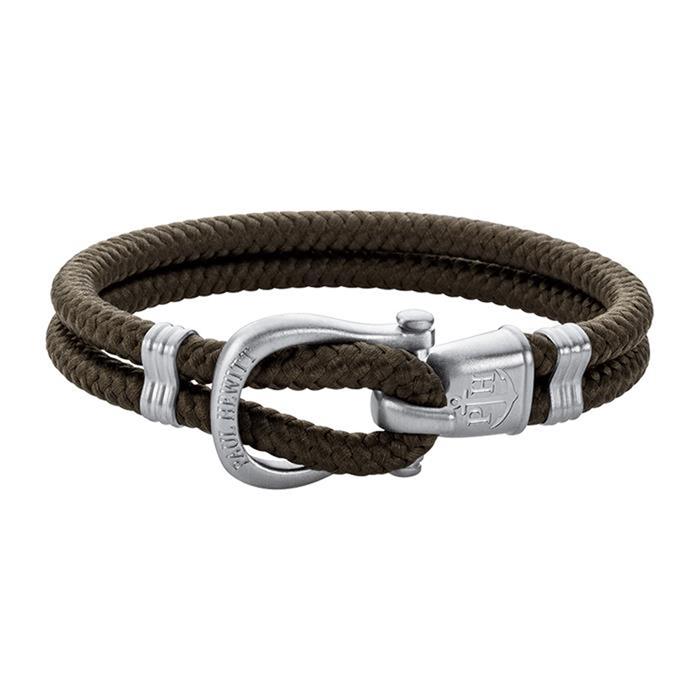 Naar behoren voorspelling Beschietingen PAUL HEWITT Phinity armband voor heren in nylon, olijf PH-SH-N-S-O