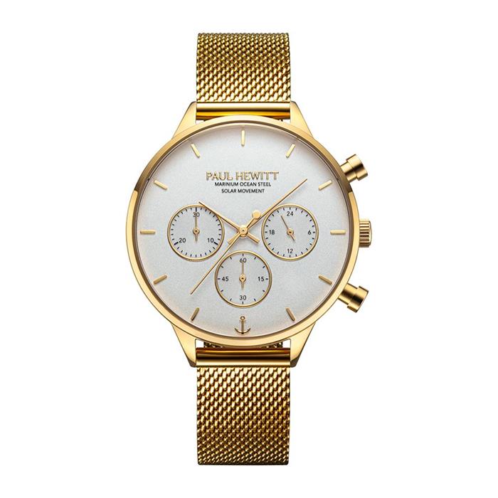 Ladies watch oceanpulse in gold-plated stainless steel