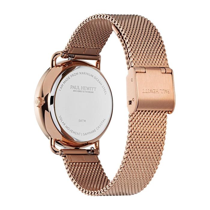 Sailor Ladies watch in stainless steel, IP rosé