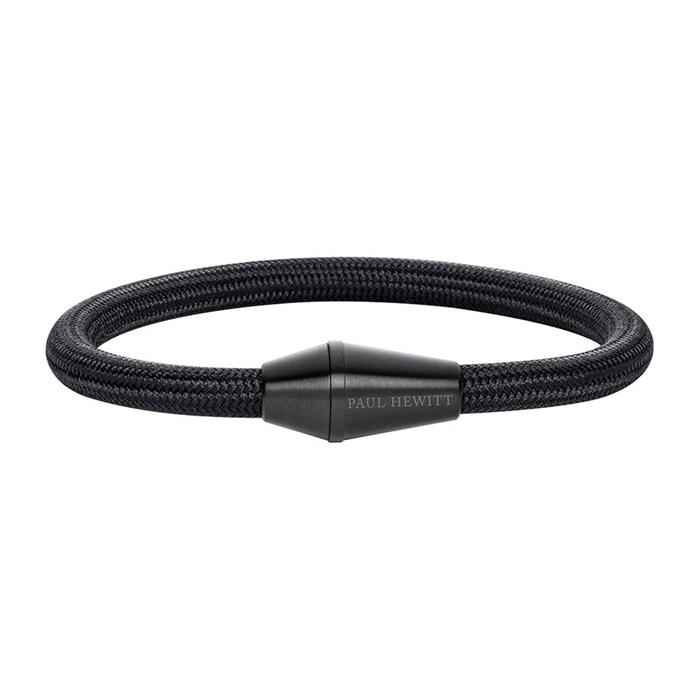 Zwarte nylon armband conic