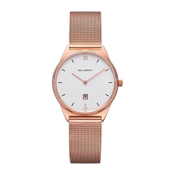Praia Ladies watch in rose gold-plated stainless steel